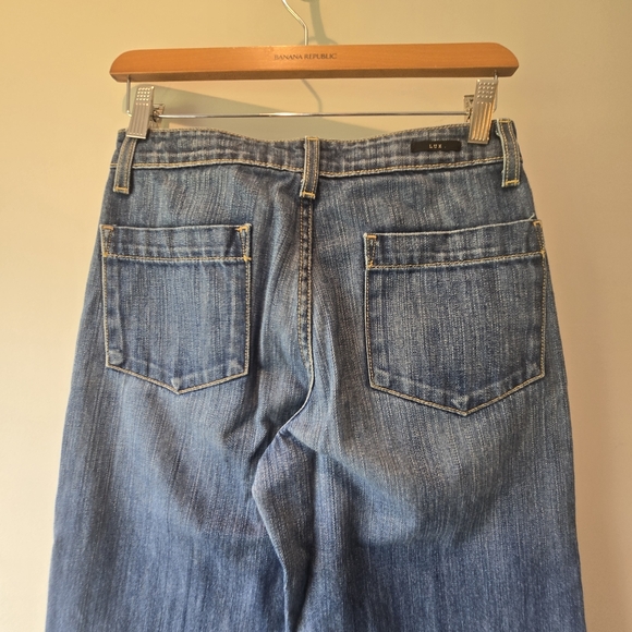 Lux Blue Flare & Wide Leg Jeans - Picture 7 of 12